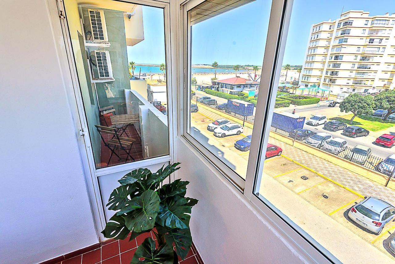 Ocean View Beach Apartment With Pool & Balconies إل بويرتو دي سانتا ماريا المظهر الخارجي الصورة